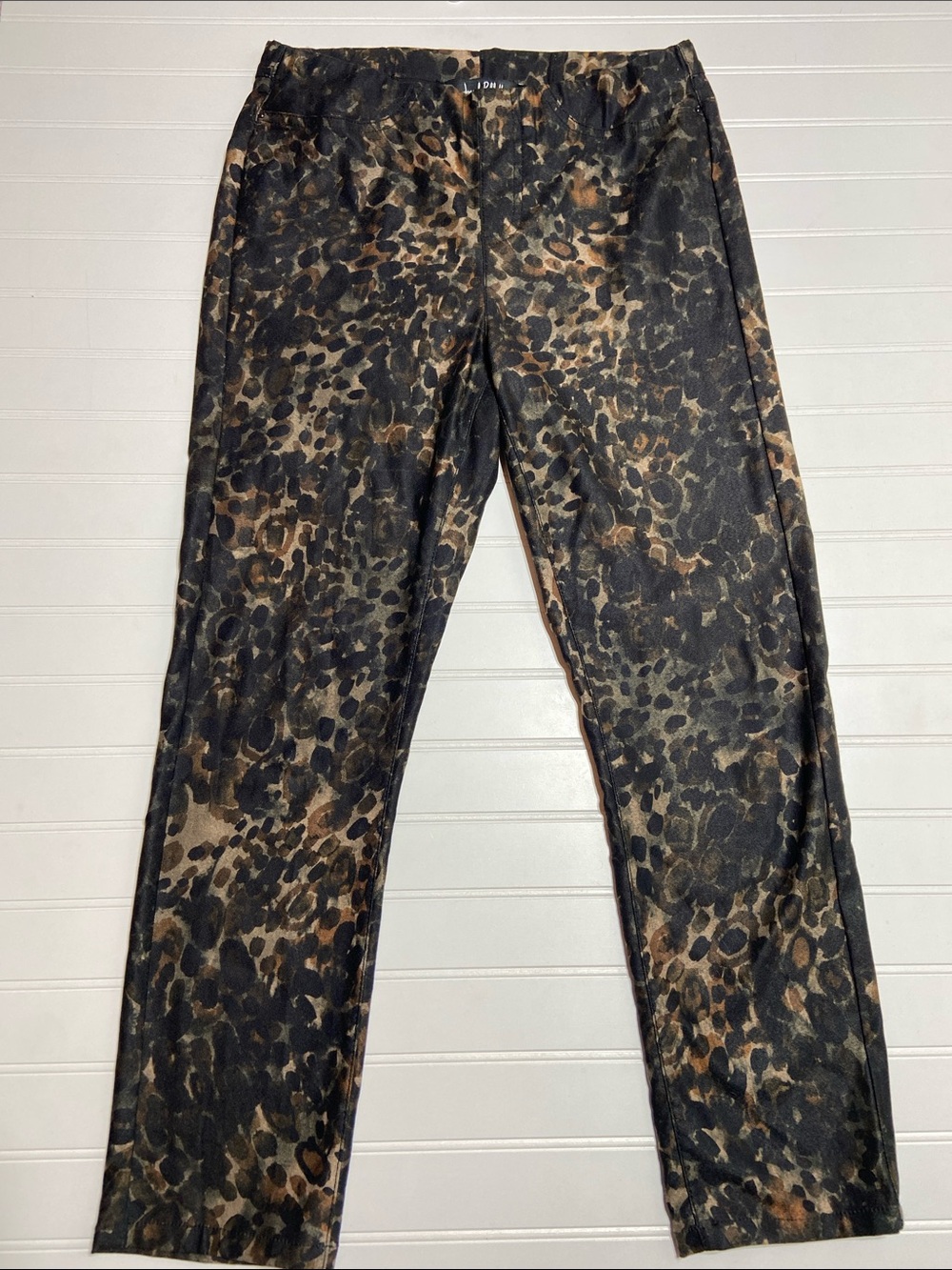 Joseph‎ Ribkoff  Pants Size 6 Ankle Leopard Stretch Mob Wife Quiet Luxury NWOT
